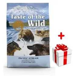 Taste of the Wild Pacific Stream 5,6kg - Premium Hundefutter mit Überraschung - Hundefutter für alle Rassen und Lebensphasen, reich an Lachs und Süßkartoffeln für gesunde Haut und glänzendes Fell.