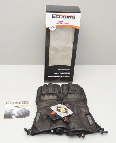 Gerbing Xtreme XRL beheizte Motorradhandschuhe Anilinleder Schwarz Herren Gr: M