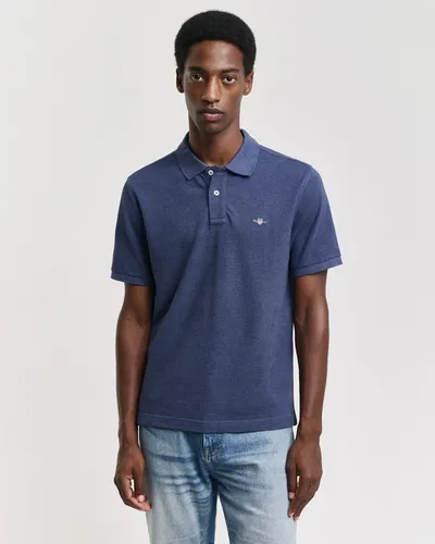 Gant Poloshirt ARCHIVE SHIELD für Herren – Blau - Herren-Shirts, aus 100% Baumwolle, lässiger Casual-Stil mit Polokragen, ideal für entspannte Freizeitlooks.