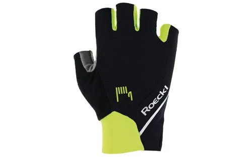 Roeckl Fahrradhandschuhe Ivory 2 Black-Fluo-Yellow 10 - Handschuhe mit ALL-WEATHER-GRIP für optimalen Halt bei allen Wetterbedingungen und COMFORT-INNOVATION für höchsten Komfort beim Biken oder Langlaufen.
