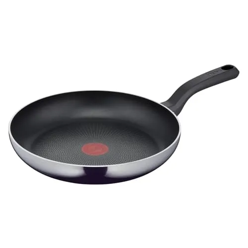 Tefal D52606 Resist Bratpfanne 28 cm - Antihaftbeschichtung & Backofengeeignet - Pfanne mit hervorragender Antihaftbeschichtung, ideal für fettfreies Braten und backofenfest für vielseitige Kochmöglichkeiten.