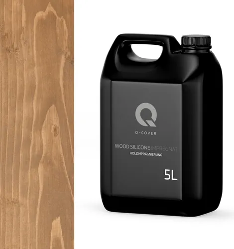 Holzimprägnierung | Beige 5 L | 2 In 1 | Holzschutz | Farbimprägnierung | Imprägniermittel Holzschutz |mittel Imprägnierung Abperleffekt Alle Holzarten