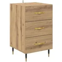 vidaXL Nachttisch Artisan-Eiche 40 x 40 x 66 cm Holzwerkstoff 882099