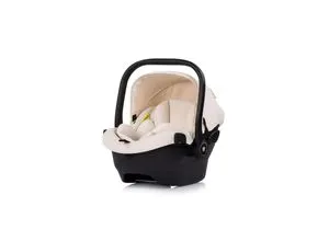 Chipolino Set Babyschale Pearl i-Size (40-85cm) Isofix-Basis-Station Adapter beige