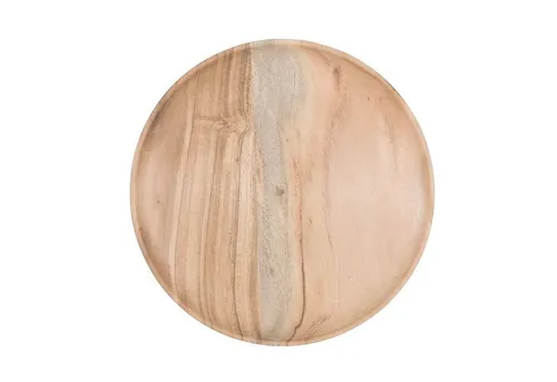 Holz Serviertablett Mittelgroß aus Akazie - 25 cm von Ib Laursen - Elegantes Serviertablett aus hochwertigem Akazienholz, 25 cm Durchmesser, perfekt für stilvolle Anlässe und den täglichen Gebrauch.