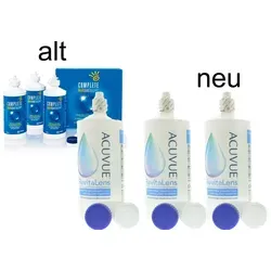 Acuvue RevitaLens MPDS 3x 360ml Spar-Vorratspack - Kontaktlinsenpflegemittel mit innovativer Formel für optimale Hygiene und langanhaltenden Tragekomfort, ideal für tägliche Anwendung.