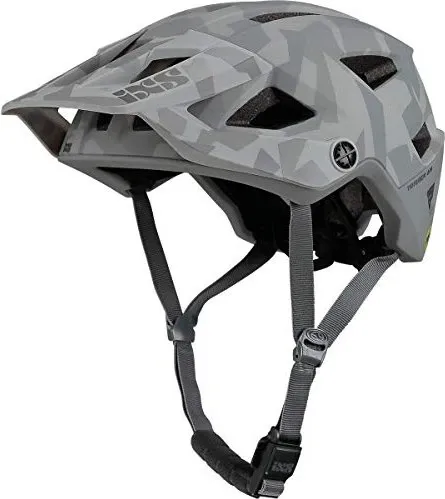 iXS Trigger AM MIPS Helm Grey Camo, M/L (58-62 cm) - Fahrradhelme mit MIPS-Technologie für optimalen Schutz bei Stürzen, leichtes Design und hervorragende Belüftung – ideal für passionierte Mountainbiker.