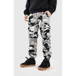 Urban Classics Herren Camo Cargo Jogging Pants 2.0 - Wanderhose mit 2 seitlichen Taschen, 2 Gesäßtaschen und Cargotaschen, ideal für Outdoor-Aktivitäten und lässigen Style.