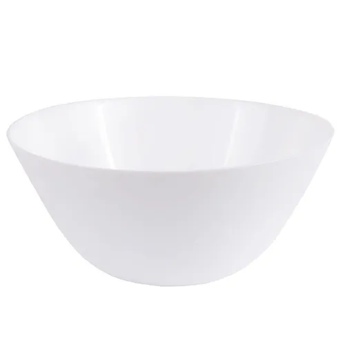 Schüssel Luminarc Salatschüssel Schale Zelie 24cm weiß Spülmaschine Mikrowelle