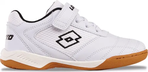 Lotto Schuhe WHIZZER K Kinder Low Top Sneaker 2600120K Weiss/Schwarz , Schuhgröße:35 EU