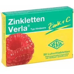 Produktbild Zinkletten Verla Himbeere Lutschtabletten