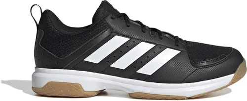 ADIDAS Herren Handballschuhe Ligra 7 Indoor - Laufschuhe für Indoor-Sportarten, atmungsaktives Mesh-Obermaterial und griffige Außensohle für optimalen Halt. Hergestellt aus 50 % recycelten Materialien für umweltbewusste Sportler.