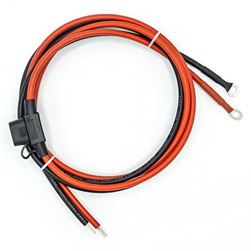 WATTSTUNDE 6mm2 Batteriekabel mit Sicherung