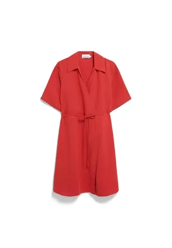 Produktbild ARMEDANGELS Damen Webkleid FEMNAAMI LINO Regular Fit in Coral Blush