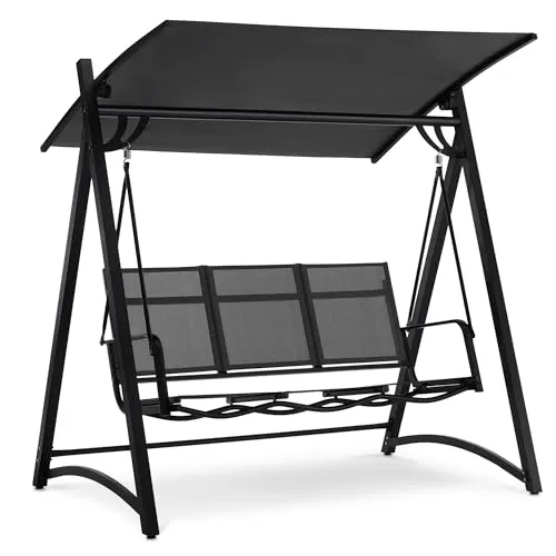 M MCombo Hollywoodschaukel 3 Sitzer mit Sonnendach von M MCombo