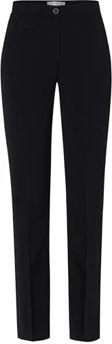 Raphaela by Brax Style Pauline Navy 50 - Damen-Hosen: Klassische Wollhose mit Komfortbund, schmalem Beinverlauf und hochwertigem Schurwollmix für optimalen Tragekomfort.