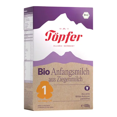 TÖPFER Bio Anfangsnahrung auf Ziegenmilchbasis 1 400 g