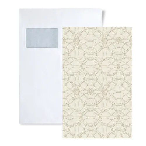MUSTERSTÜCK Profhome S-370493-GU DIN A4 | MUSTER der Ornament Tapete 1