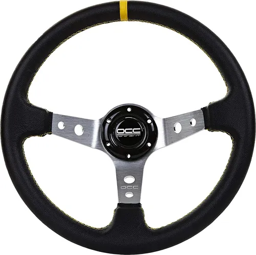 Rennsport-Lenkrad OCC Motorsport OCC TRACK Schwarz - Hochwertiges Rennsport-Lenkrad für optimales Fahrgefühl, ideal für Motorsport-Enthusiasten und Tuning-Fans.