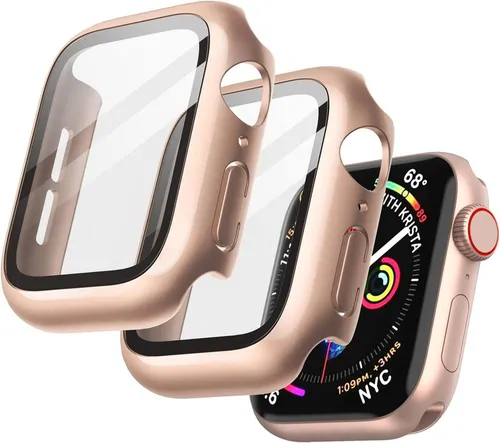 Hülle Displayschutz Apple Watch SE Series 6 5 4 40mm Gold