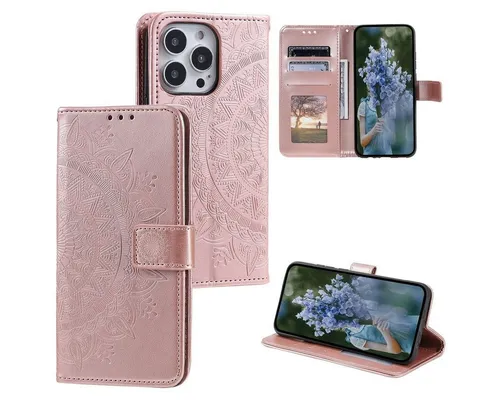 König Design Handyhülle Apple iPhone 15 Pro Max, Schutzhülle Schutztasche Case Cover Etuis Wallet Klapptasche Bookstyle