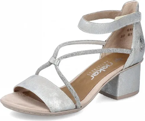 Rieker Damen Sandalen 64654 - Wanderschuhe mit bequemem Klettverschluss, ideal für lange Spaziergänge und die warmen Tage.