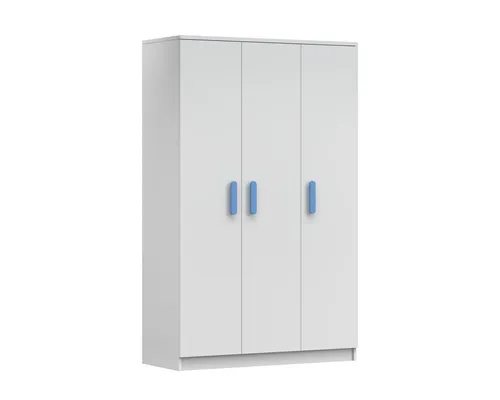 Deine Möbel 24 Kinderkleiderschrank INGE 19 in Weiß + Grau + Eiche Sonoma - Moderner Kinderkleiderschrank INGE 19 in verschiedenen Farben, ideal für individuelle Gestaltung. Hochwertige Materialien und flexible Griffwahl sorgen für ein einzigartiges Design im Kinderzimmer.