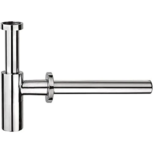 Cornat T317603 Design Tassen-Geruchsverschluss rund, Messing, chrom
