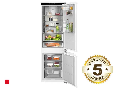 AEG EK9C18C Einbau-Kühl-Gefrierkombination - Kühlschrank mit TwinTech NoFrost Technologie für wartungsfreies Kühlen und Gefrieren. Mit WLAN-Steuerung über die AEG App für maximalen Komfort und Frische.