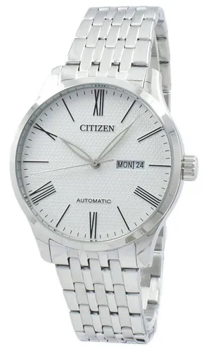Produktbild Citizen Automatisch Weißes Strukturiertes Zifferblatt NH8350-59A 50M Herrenuhr