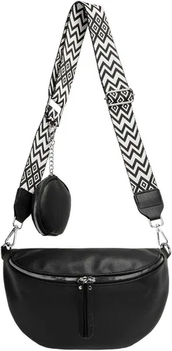 Caspar Gürteltasche TS1076 stylische große XL Damen Crossbody Bag Bauchtasche