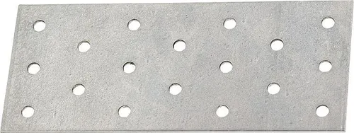 ART 81506 Lochplatte Stahl 200 x 80 x 2 - 25 Stück - Flachwinkel Lochplatten aus sendzimirverzinktem Stahl, ideal für stabile Konstruktionen und vielseitige Anwendungen im Bau- und Möbelbereich.