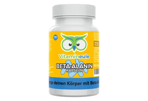 Beta Alanin Kapseln - Vegan - 500 mg - Vitamineule® - Unisex Nahrungsergänzungsmittel: Hochwertige Beta Alanin Kapseln aus Deutschland, glutenfrei und vegan. Ideal für eine bewusste Ernährung ohne Zusatzstoffe.