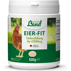 HÜHNER Land Eier-Fit für Legehennen 500g - Futterergänzung für Hühner, Legeleistung Zusatz für Hühner, Zusatz Eier, Eibildung, kräftiger Do...