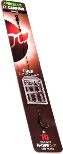 Fußzeile Korda N-Trap DF Rig Wide Gape 15 lbs
