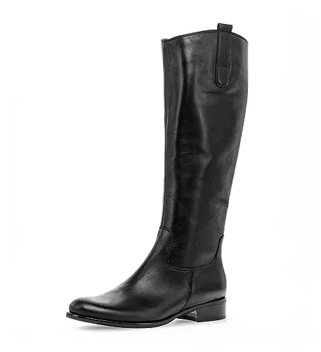 Gabor Damen Klassische Stiefel, Frauen Stiefel,reißverschluss,Winterstiefel,Winterschuhe,uebergangsstiefel,schwarz,39 EU / 6 UK