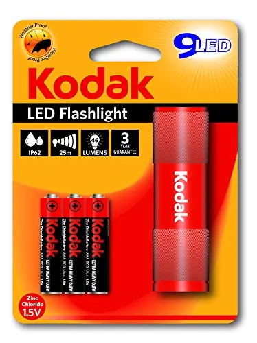 Kodak 30412460 LED-Leuchten, Kunststoff und Metall, 0 W, Rot