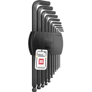 INBUS Sechskantschlüssel 74711, 1,27 - 8mm, mit Kugelkopf, 11-teilig