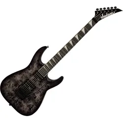 Jackson JS Series Dinky JS32 DKAP Transparent Black - Gitarren mit hochwertigem Maserpappel-Korpus und Amaranth-Griffbrett, ausgestattet mit 2 Jackson High-Output Humbuckern für kraftvollen Sound.