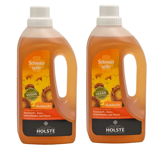 Holste Schmierseife Goldseife 1 Liter - Bodenreiniger, kraftvoll und vielseitig für die Reinigung von Böden und Oberflächen in Haushalt und Gewerbe.