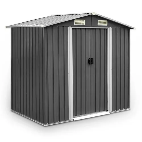Geräteschuppen Gerätehaus 204x132x185cm aus Metall