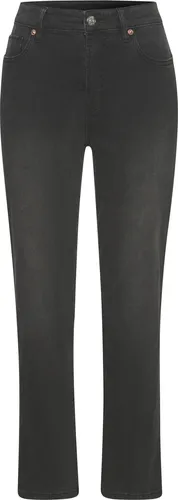 LASCANA Ankle-Jeans für Damen, Gr. 42, schwarz washed - Modische Ankle-Jeans aus elastischem Denim, figurbetont und knöchelfrei, ideal für einen trendigen Look. Mit praktischen Gürtelschlaufen und schmaler Beinform für perfekten Sitz.