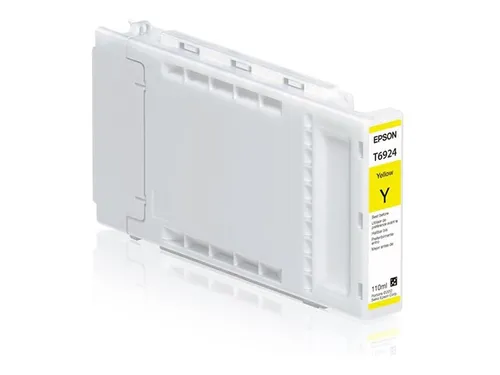Epson Tinte gelb T692400 (C13T69240N) - Druckerverbrauchsmaterial mit 110 ml Volumen, ideal für brillante Druckergebnisse in leuchtendem Gelb, perfekt für Epson Drucker.