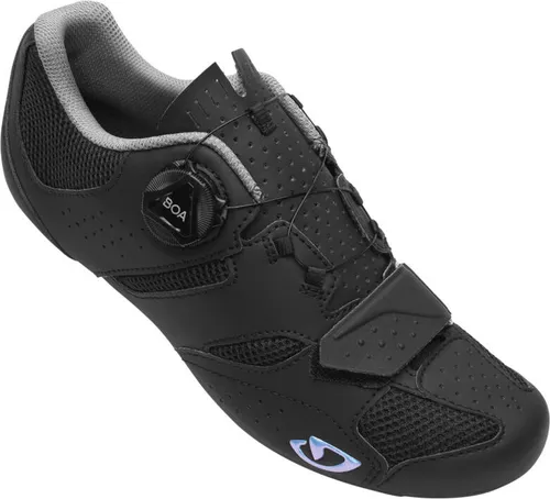 Giro Savix W II black - Damen Rennradschuhe - Komfortable Rennradschuhe mit BOA L6 Drehverschluss für präzise Anpassung. Ideal für Rennrad und Mountainbiken, kompatibel mit Delta und SPD Cleats.