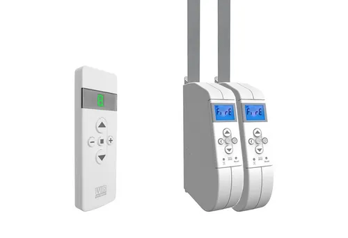 WIR elektronik Rollladengurt-Antrieb WIR SET FB-9 mit eW940-F - Rollläden-Gurtwickler mit Funkfernbedienung und Rauchwarnmelder-Signalauswertung für mehr Sicherheit. Ideal zur Automatisierung und einfachen Nachrüstung ohne Wände aufstemmen.