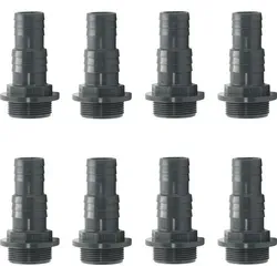 HAF 8x PVC Druckschlauchtülle 32mm/38mm - Hochwertige 8x PVC Druckschlauchtülle für den Anschluss von Schläuchen mit 32 und 38 mm. Ideal für langlebige Verrohrungen im Pool- und Teichbereich. Robustes Material für hohe Druckbeständigkeit.