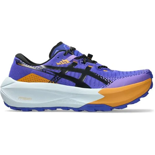 ASICS Trabuco Max 5 Herren Trailschuh - Blau/Schwarz, Größe 46,5 - Erlebe Trailrunning neu mit dem ASICS Trabuco Max 5! Maximale Dämpfung durch innovative GEL-Technologie und griffige Gummisohle für besten Halt im Gelände. Ideal für jedes Abenteuer!