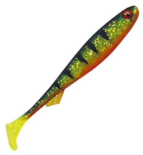 Fox Rage Slick Shad - Gummifisch, Farbe:UV Perch, Länge:11cm