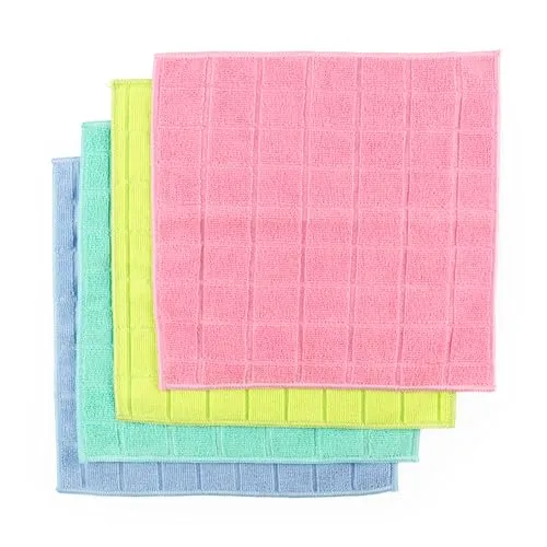 Beldray Mikrofasertücher für die Reinigung 4er-Pack 30 x 30 cm