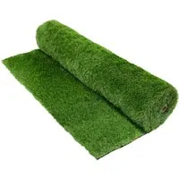 Ecd Germany Kunstrasen-Rolle 100x300 cm - Wetterfester Rasenteppich für Garten und Balkon - Hochwertiger Kunstrasen mit natürlicher Optik und 35 mm Florhöhe. Ideal für Garten, Terrasse oder Balkon – pflegeleicht und langlebig, kein Mähen oder Gießen nötig.